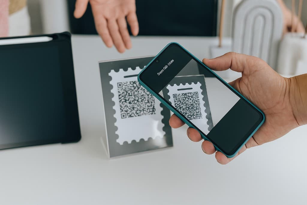 QR code et plaque NFC